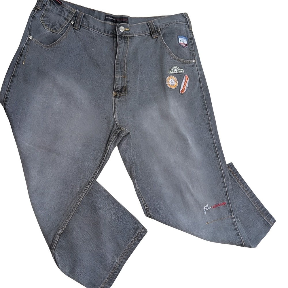 42x26  Fubu Baggy Carpenter Jeans Y2K 2000s Hip Hop Skater Streetwear Denim